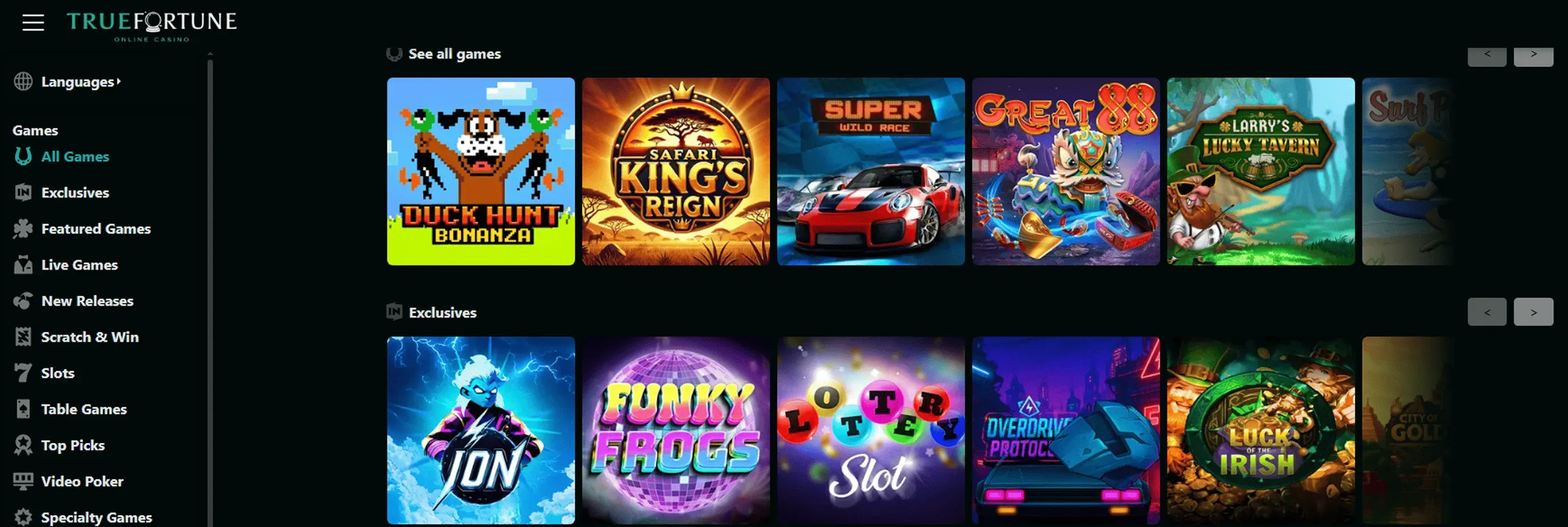 True Fortune Casino